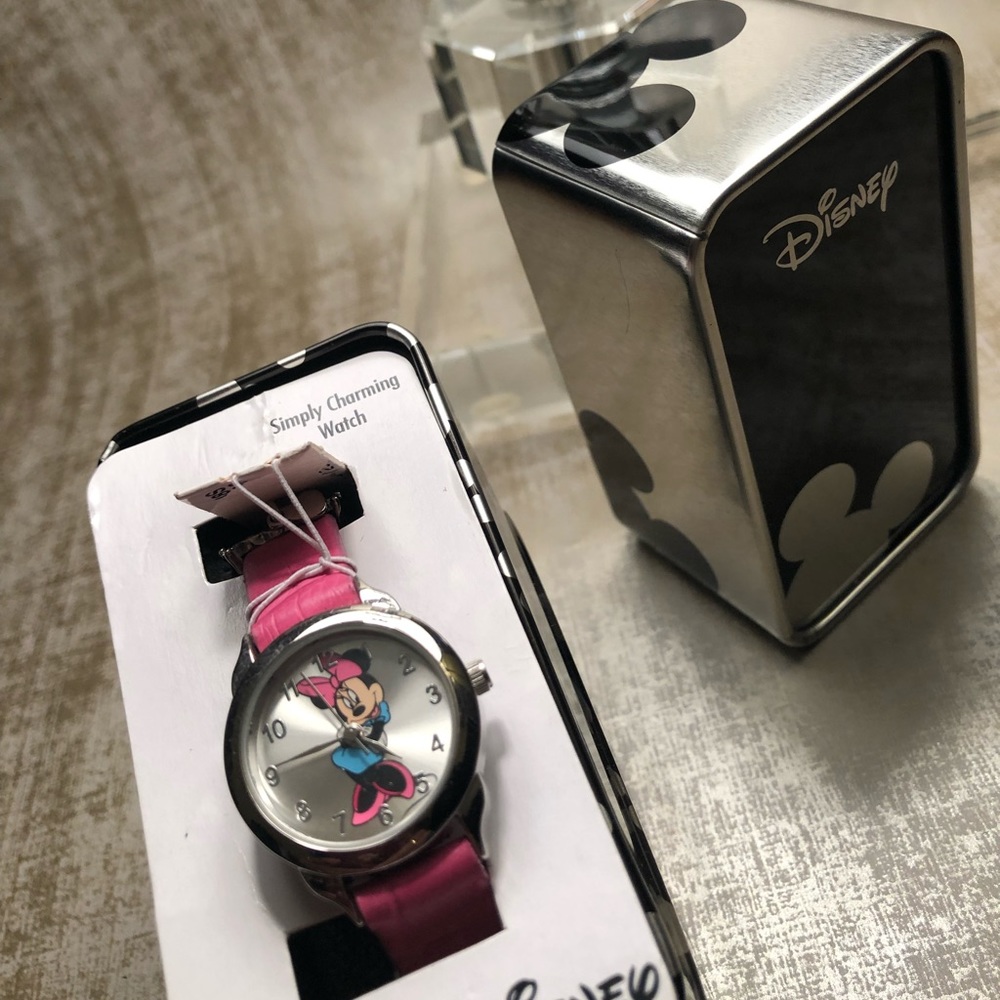 Minnie Mouse watch.